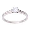 9ct White Gold 0.33ct Diamond Solitaire Ring