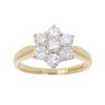 18ct Yellow Gold 1.00ct Brilliant Cut Diamond Cluster Ring