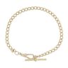 9ct Yellow Gold Albert T-Bar Bracelet 8"