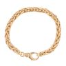 9ct Yellow Gold Wheat Bracelet 7.5"