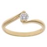 18ct Yellow Gold 0.25ct Brilliant Cut Diamond Solitaire Ring