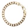 9ct Yellow Gold Curb Bracelet 8"