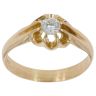 18ct Yellow Gold 0.35ct Diamond Signet Ring