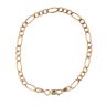 9ct Yellow Gold Figaro Bracelet 8"
