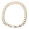 9ct Yellow Gold Curb Bracelet 8.5"