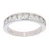 14ct White Gold 1.00ct Diamond Half Eternity Ring