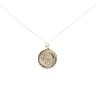 9ct Yellow Gold St. Christopher Pendant & Chain 18"