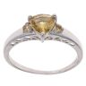 9ct White Gold Beryl Ring