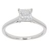 18ct White Gold 1.00ct Princess Cut Diamond Solitaire Ring