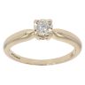 9ct Yellow Gold 0.15ct Diamond Solitaire Ring