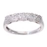 9ct White Gold 0.33ct Diamond Cluster Ring