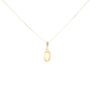 9ct Yellow Gold Citrine Pendant And Chain 18"