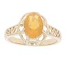 9ct Yellow Gold Citrine Solitaire Ring