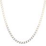 9ct Yellow Gold Square Curb Chain 20"