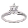 14ct White Gold 0.95ct Brilliant Cut Diamond Solitaire Ring