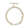 9ct Yellow Gold Albert T-Bar Bracelet 7.5"