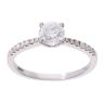 18ct White Gold 0.88ct Diamond Solitaire Ring