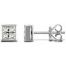 18 Carat White Gold 50pts Diamond Earrings
