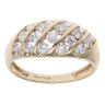 14ct Yellow Gold Fancy Cubic Zirconia Ring