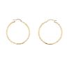 9ct Yellow Gold Twist Hoop Earrings