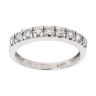14ct White Gold 0.50ct Diamond Half Eternity Ring