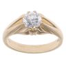 9ct Yellow Gold Cubic Zirconia Signet Ring