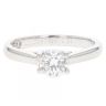Platinum 0.54cts Leo Diamond Solitaire Ring