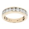 14ct Yellow Gold 1.25ct Brilliant Cut Diamond Half Eternity Ring