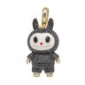 14ct Yellow Gold Black Gemstone Bunny Pendant