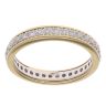18ct Yellow And White Gold 0.70ct Brilliant Cut Diamond Full Eternity Ring