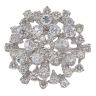 18ct White Gold 3.00ct Brilliant Cut Diamond Cluster Ring
