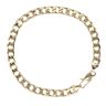 9ct Yellow Gold Curb Bracelet 9"