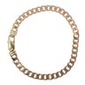 9ct Yellow Gold Curb Bracelet 8"