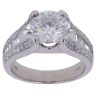 14ct White Gold 3.50ct Diamond Solitaire Ring
