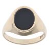 9ct Yellow Gold Onyx Signet Ring