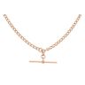 9ct Rose Gold Albert T-Bar Chain 20"