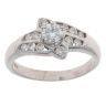 18ct White Gold 0.60ct Brilliant Cut Diamond Fancy Ring