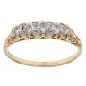 14ct Yellow Gold 0.50ct Brilliant Cut Diamond Five Stone Ring