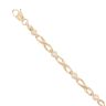 9ct Yellow Gold Cubic Zirconia Bracelet 7"