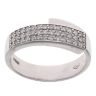 18ct White Gold 0.40ct Brilliant Cut Diamond Fancy Ring