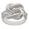 Silver Knot Ring By Icesia Gents
