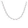 9ct White Gold Fancy Chain 18"