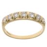 18ct Yellow Gold 0.70ct Brilliant Cut Diamond Half Eternity Ring