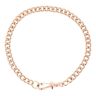 9ct Rose Gold Albert Bracelet 8"
