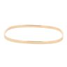 9ct Yellow Gold Plain Square Bangle