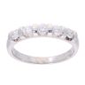 9ct White Gold 0.50ct Diamond Five Stone Ring