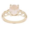 9ct Yellow Gold Moonstone Open Work Ring