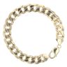 9ct Yellow Gold Curb Bracelet 8.5"