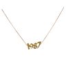 9ct Yellow Gold Personalised Date Necklace