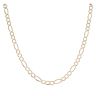 9ct Yellow Gold Figaro Chain 20"